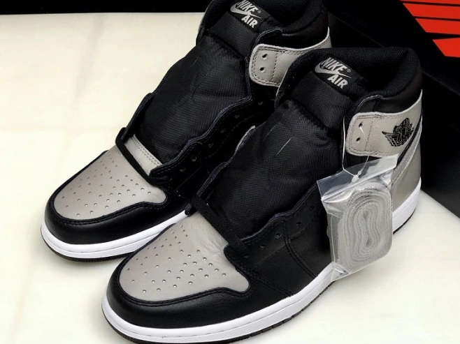 Black 1 Jordan High OG Retro 555088-013 Shadow Air Grey 0521